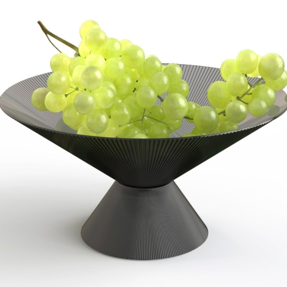 Acylis Glass Fruit Bowl